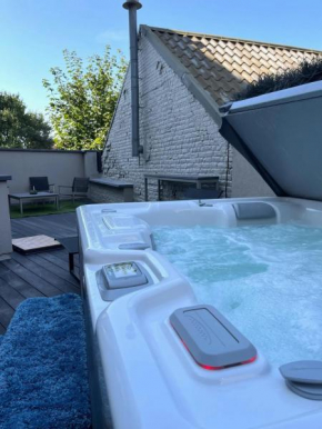 Cosy house in Vilvoorde with jacuzzi and spa